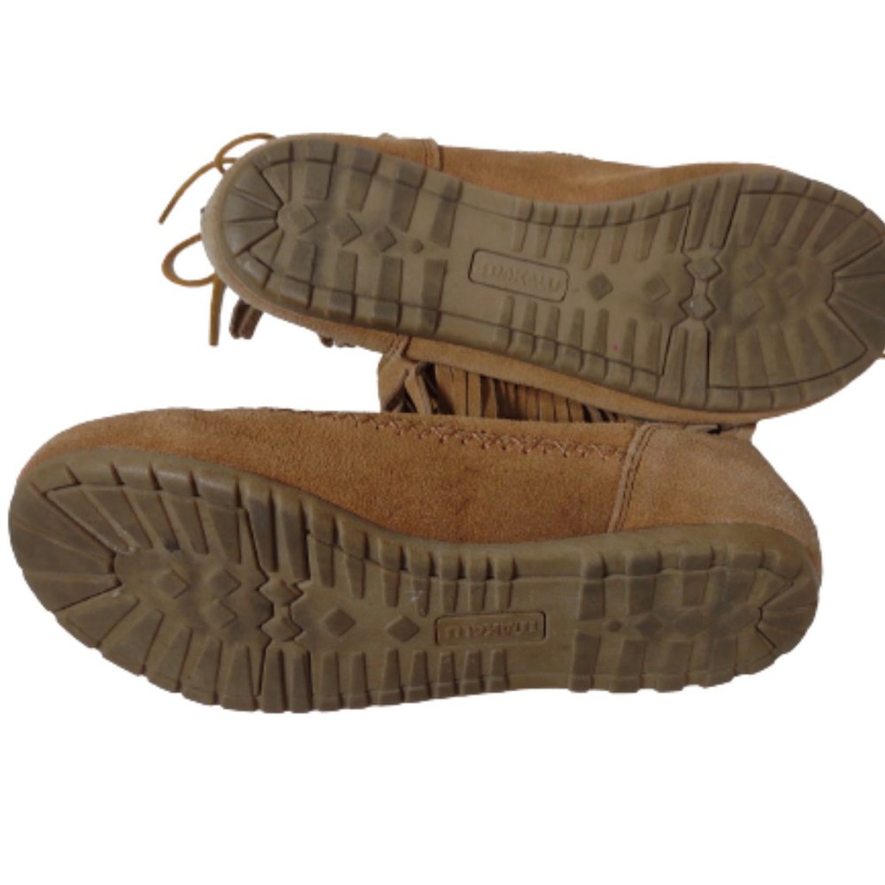 Makalu Canyon Moccasin Boots Women's size 6M Suede Brown - Picture 6 of 8